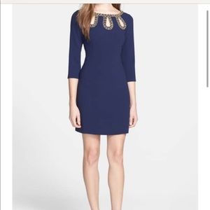 Lille Pulitzer bronte embellished shift dress M